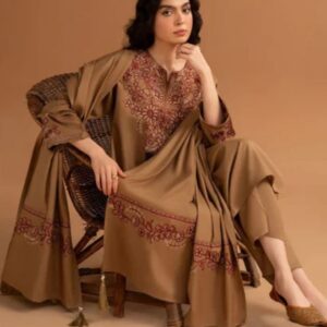 dhank embroiderd 3 pc
