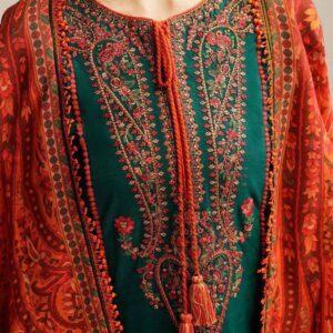 dhanak 3 PC embroiderd
