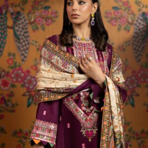 dhanak 3 PC embroiderd