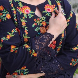 dhanak 3 PC embroiderd