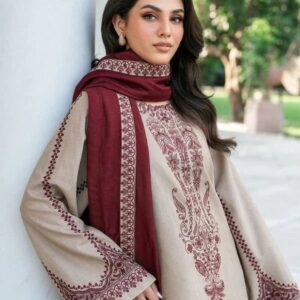 Baroque 3 PC embroiderd dhanak