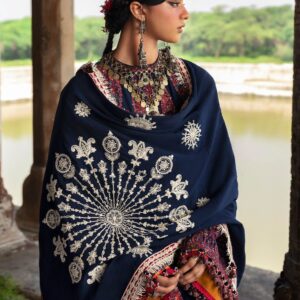 Hussain Rehar 3 pc embroiderd dhanak